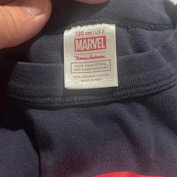 Hanna Anderson boy pajama top bundle Size 8 - Picture 2 of 13